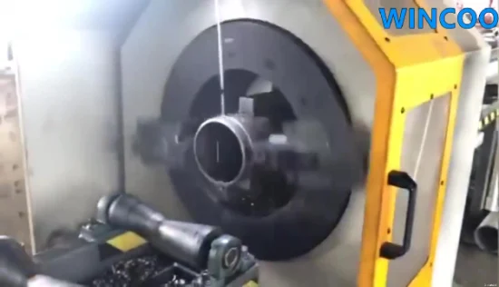 Stationary High Speed Pipe End Beveling Machine in Workshop