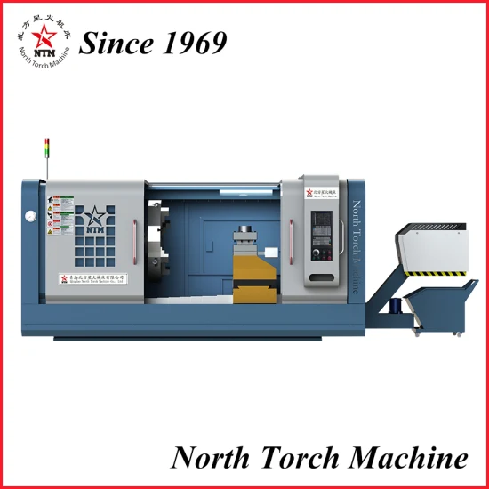 China Professional Horizontal Lathe Machine for Facing Both HDPE and Metal Flange